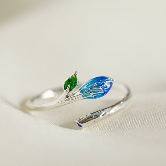 Bohemian Floral Ring (S925) - Picture 1 of 7